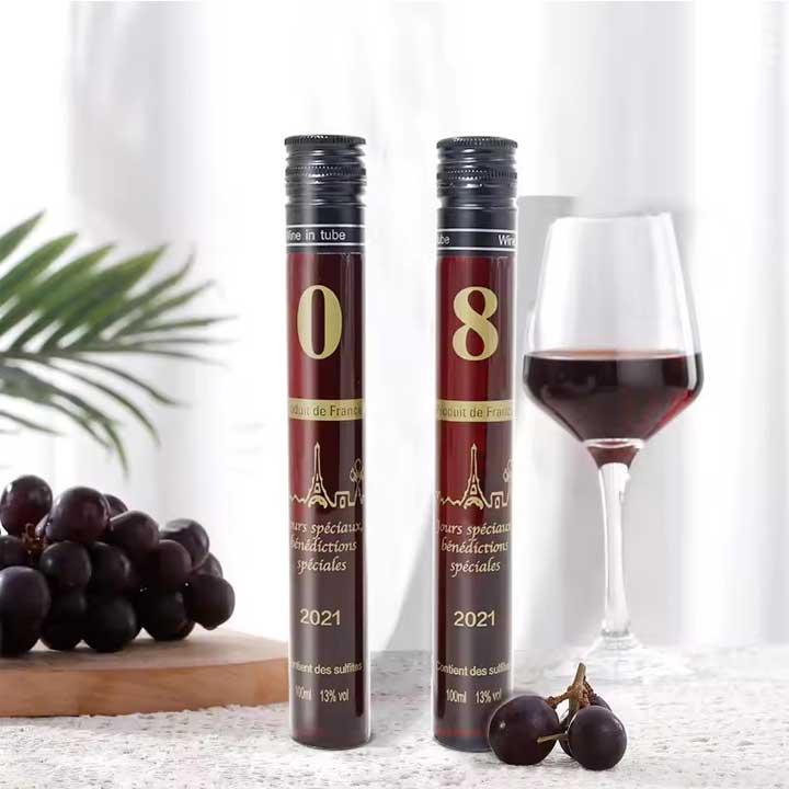 wit wine in tubes