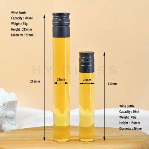 50ml 100ml wine tube