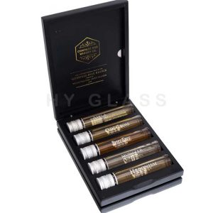 Custom 50ml Wine Sample Tube Glass Vials with Lid